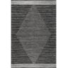 nuLOOM Missy Handmade Cotton Contemporary Diamond Flatweave Gray 5 ft. x 8 ft. Area Rug