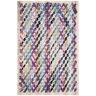 SAFAVIEH Radiance Cream/Magenta 5 ft. x 8 ft. Border Area Rug