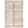 nuLOOM Lisa Global Inspired Fringe Beige 5 ft. x 8 ft. Area Rug