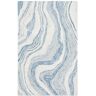 SAFAVIEH Fifth Avenue Blue/Ivory 3 ft. x 5 ft. Gradient Abstract Area Rug