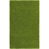 Unique Solid Shag Grass Green 5 ft. x 8 ft. Area Rug