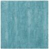 SAFAVIEH Milan Shag 7 ft. x 7 ft. Aqua Blue Square Solid Area Rug