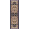 Home Decorators Collection Lawrence Navy 2 ft. x 8 ft. Indoor Runner Rug