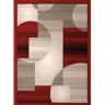 United Dallas Zoom Zoom Red 5 ft. x 7 ft. Indoor Area Rug