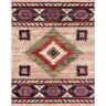 Well Woven Tulsa Lea Traditional Southwestern Tribal Cream 3 ft. 11 in. x 5 ft. 3 in. Area Rug