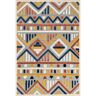 nuLOOM Arlene Colorful Tribal Indoor/Outdoor Blue 5 ft. x 7 ft. 6 in. Area Rug