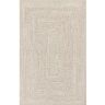 nuLOOM Rowan Braided Texture Ivory 5 ft. x 8 ft. Indoor/Outdoor Patio Area Rug