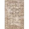 nuLOOM Anise Antique Floral Spill-Proof Machine Washable Ivory 8 ft. x 10 ft. Area Rug