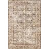 nuLOOM Anise Antique Floral Spill-Proof Machine Washable Ivory 9 ft. x 12 ft. Area Rug