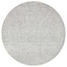 London Collection Gray/Ivory 10 ft. Round Hand-Tufted Solid Area Rug