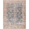 Surya Marlene Blue/Tan 7 ft. x 9 ft. Medallion Indoor Area Rug