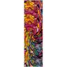 SAFAVIEH Fiesta Shag Multi 2 ft. x 8 ft. Abstract Runner Rug