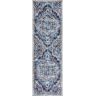 nuLOOM Transitional Medallion Maryanne Blue 2 ft. 6 in. x 6 ft. Indoor Runner Rug