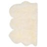 SAFAVIEH Sheep Skin White 3 ft. x 5 ft. Solid Gradient Area Rug