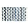 Jessica Simpson Denim Blue and White 2 ft. x 4 ft. Geometric Area Rug