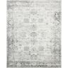 Unique Sofia Casino Gray 8 ft. x 10 ft. Medallion Area Rug