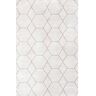 nuLOOM Veronica Geometric Honeycomb Light Pink 8 ft. x 10 ft. Area Rug