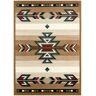 Home Dynamix Premium Sagrada Beige/Green 8 ft. x 10 ft. Geometric Area Rug