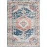 StyleWell Harley Barbed Mast Medallion Blue 3 ft. x 5 ft. Area Rug