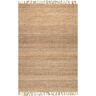 nuLOOM Handmade Tan 3 ft. x 5 ft. Solid Area Rug