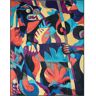 Well Woven Misha The Sunday Jungle There Will Be Blood Modern Abstract Multi 6 ft. 7 in. x 9 ft. 3 in. Area Rug