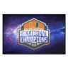 FANMATS University of Miami NCAA Men's Basketball National Championship Logo Blue Starter Mat Accent Rug - 19 in. x 30 in.