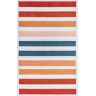 nuLOOM Colorful Striped Machine Washable Kids Multicolor 3 ft. x 5 ft. Accent Rug