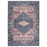 Jaipur Living Nikki Chu Issa Dark Blue/Pink 8 ft. x 10 ft. Medallion Rectangle Area Rug