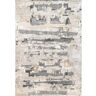 nuLOOM Sally Beige 5 ft. x 8 ft. Contemporary Abstract Area Rug