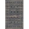 nuLOOM Beverly Machine Washable Global Inspired Navy 4 ft. x 6 ft. Indoor Area Rug