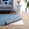 SAFAVIEH Rug on Carpet White 5 ft. x 8 ft. Rug Pad