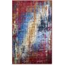 SUPERIOR Arona Red 8 ft. x 10 ft. Non-Slip Modern Abstract Nylon Area Rug