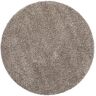 SAFAVIEH Milan Shag Gray 5 ft. x 5 ft. Round Solid Area Rug