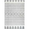 nuLOOM Zendaya Tribal Gray 5 ft. x 8 ft. Area Rug