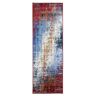 SUPERIOR Arona Red 2 ft. 7 in. x 8 ft. Non-Slip Modern Abstract Nylon Area Rug