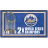 FANMATS New York Mets Blue Dynasty 3 ft. x 5 ft. Plush Area Rug