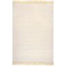 nuLOOM BeeHive Tassel Beige 5 ft. x 8 ft. Indoor Area Rug