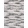 Well Woven Baldwin Sebastian Modern Striation Abstract Grey 4 ft. x 6 ft. Area Rug