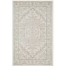 SAFAVIEH Adirondack Ivory/Slate 3 ft. x 5 ft. Border Medallion Area Rug