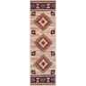 Well Woven Tulsa Lea Traditional Southwestern Tribal Cream 2 ft. 7 in. x 9 ft. 10 in. Runner Rug