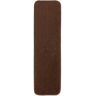 Comfortable Collection Brown 7 inch x 24 inch Indoor Carpet Stair Treads Slip Resistant Backing (Set of 13)