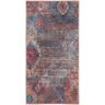 57 GRAND BY NICOLE CURTIS 57 Grand Machine Washable Multicolor 2 ft. x 4 ft. Bordered Transitional Kitchen Area Rug