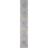 Nourison Timeless Classics Ivory Blue 2 ft. x 12 ft. Center medallion Traditional Runner Area Rug