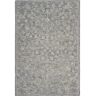 LR Home Jona Oriental Silvery Gray 3 ft. x 5 ft. Dazed Floral Escape Indoor Area Rug