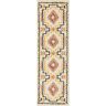 Well Woven Gigi Audi Moroccan Medallion Shag Ivory 2 ft. 3 in. x 7 ft. 3 in. Runner Area Rug