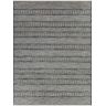 BALTA Cohen Charcoal 7 ft. 10 in. x 10 ft. Stripe Indoor/Outdoor Area Rug