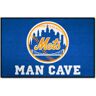 FANMATS New York Mets Man Cave Blue 1.5 ft. x 2.5 ft. Starter Area Rug