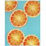 Gertmenian & Sons Jona Manna Teal 6 ft. x 9 ft. Oranges Indoor/Outdoor Area Rug