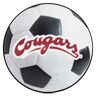 FANMATS Washington State Cougars White Soccer Ball Rug - 27in. Diameter