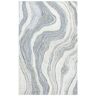 SAFAVIEH Fifth Avenue Gray/Ivory 4 ft. x 6 ft. Gradient Abstract Area Rug